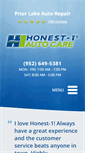 Mobile Screenshot of honest1priorlake.com